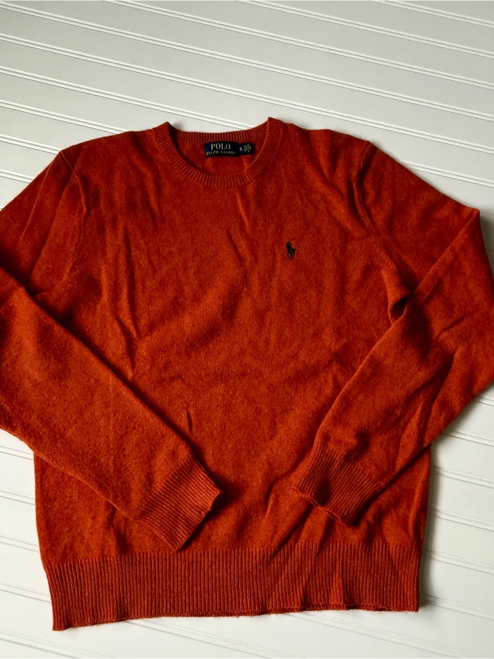 Polo by Ralph Lauren Burnt Orange Crewneck Sweater